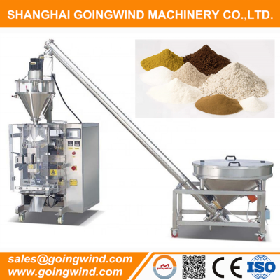 Automatic auger filling machine auto powder flour in bags pouches sachets packing packaging machinery cheap price for sale