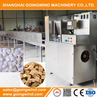 Automatic white cube sugar machine auto brown sugar cubes making machines processing line cheap price for sale