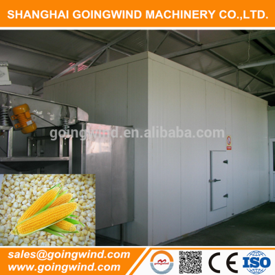 Automatic fresh sweet corn quick freezing machine baby corn quick freezer good price for sale